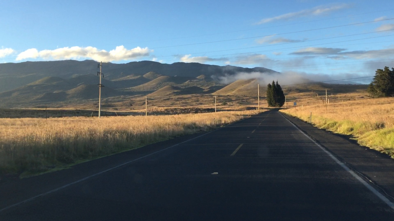 Approaching the mountain on the Mauna Kea Access Road (July 2015)