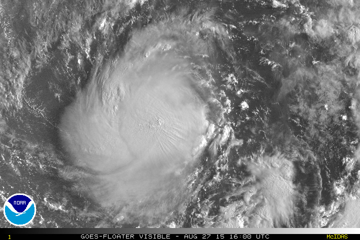 Hurricane Ignacio from the NOAA satellite