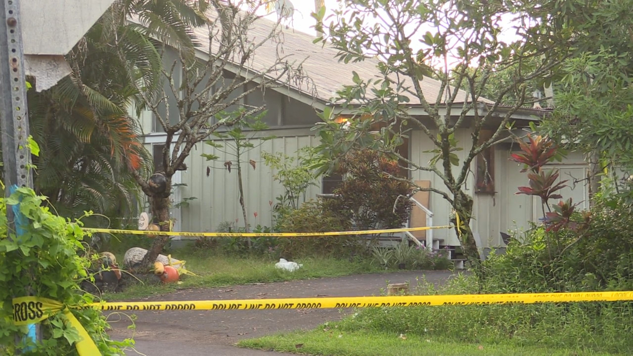 Image from video by Daryl Lee, taken at the crime scene in Kapoho.