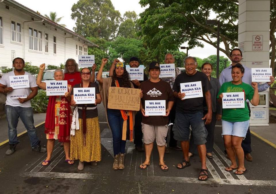 Photo courtesy Mehana Kihoi, taken at an earlier point in the court case.