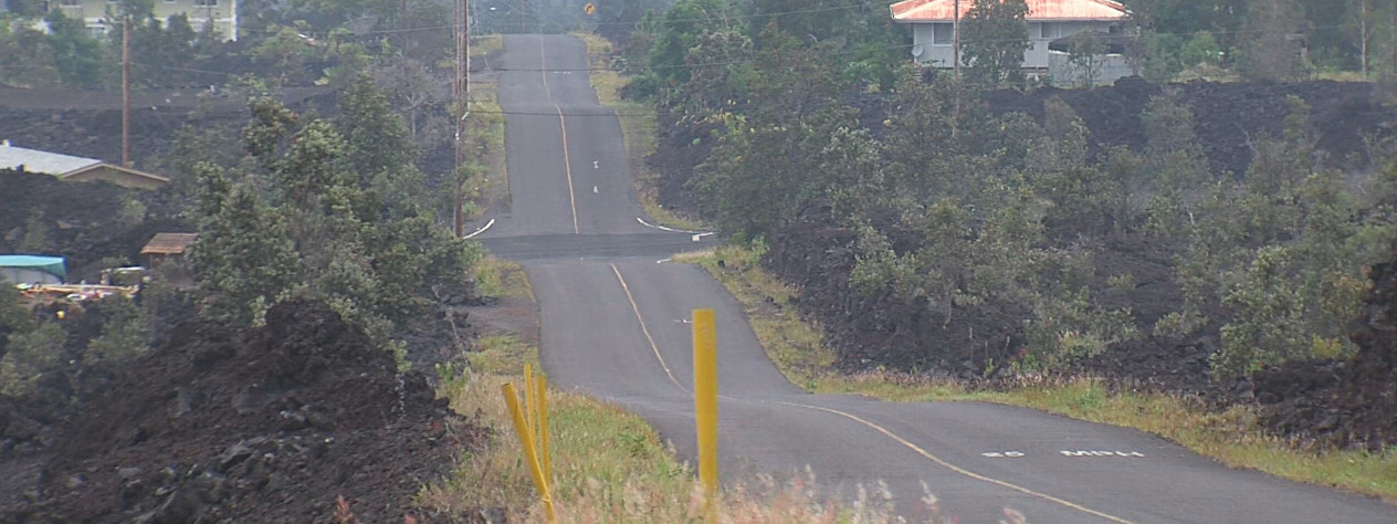 File image of a Hawaiian Ocean View Estates road.