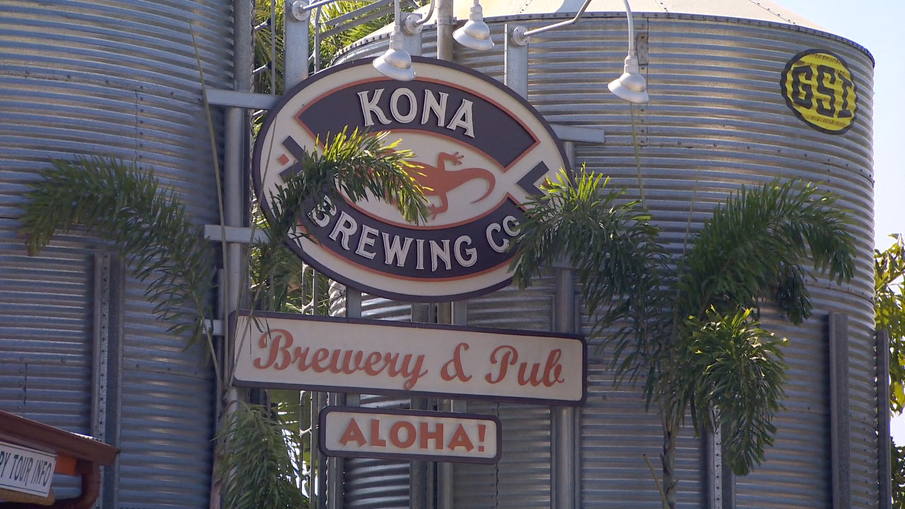 The Kona Brewing Co. Brewery & Pub, image from video courtesy Kona Brewing Co.