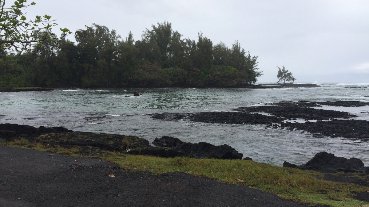 The view off Keaukaha this morning (Feb. 25)