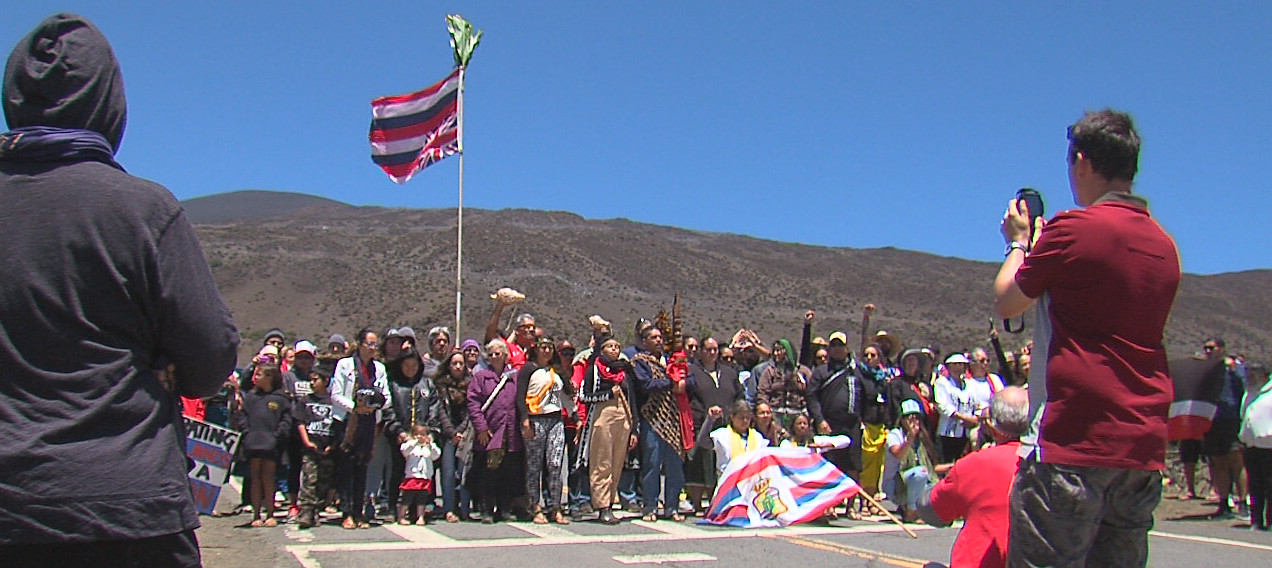 VIDEO: “We Are Still Here” Proclaims Crowd On Mauna Kea