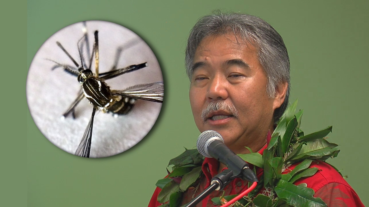 VIDEO: Governor Ige Gives Mosquito Fight Update