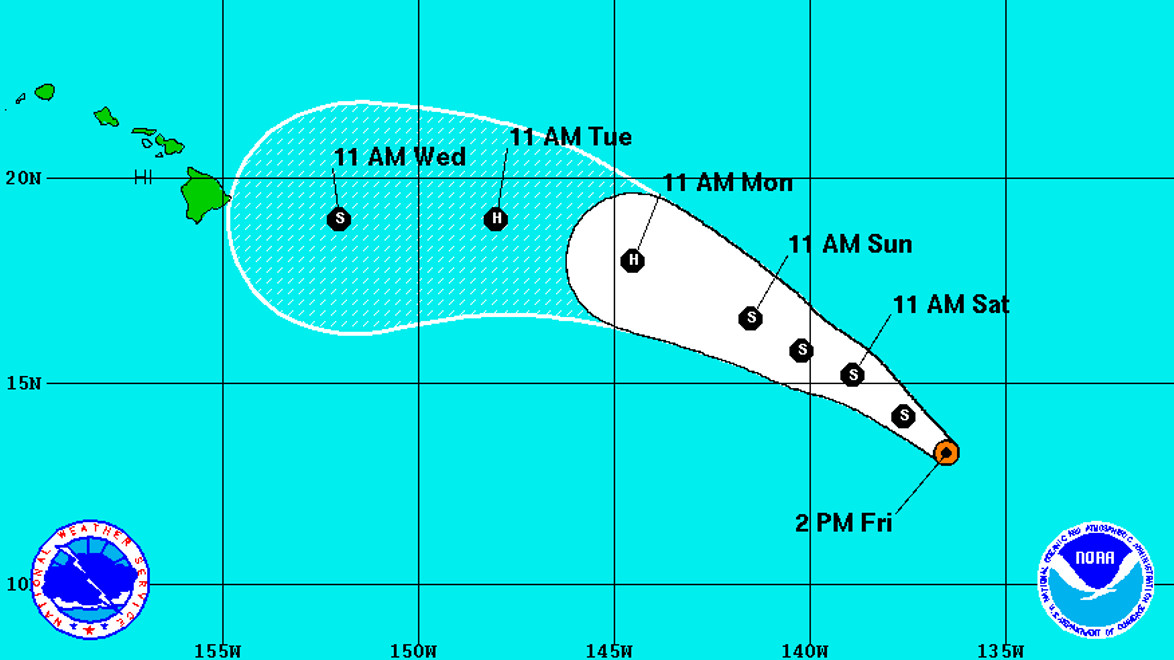 Hawaii Weather Outlook: Two Storms Brew In The Pacific