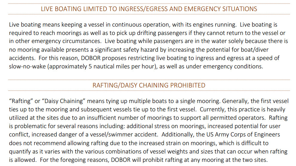 (ABOVE: image taken directly from the draft “Introduction of Proposed Administrative Rules”.)