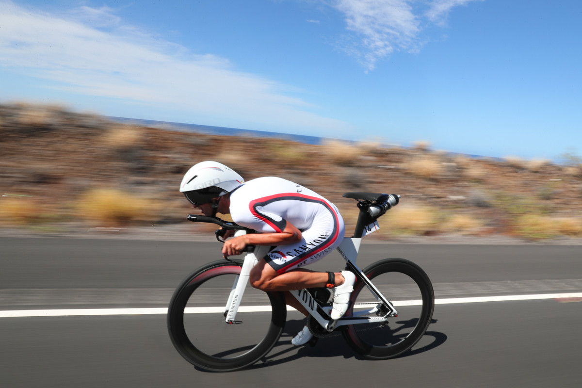 STEIN TIME. Boris Stein of Germany glides along the 112-mile stretch of the bike course at the 2016 IRONMAN World Championship in Kailua-Kona, Hawai’i. (Tom Pentington/Getty Images for IRONMAN) - Copyright © 2016 IRONMAN
