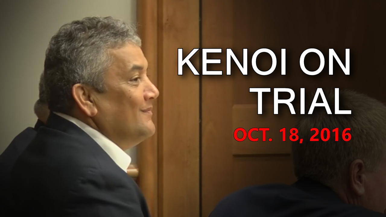 VIDEO: Trial Of Mayor Billy Kenoi Begins