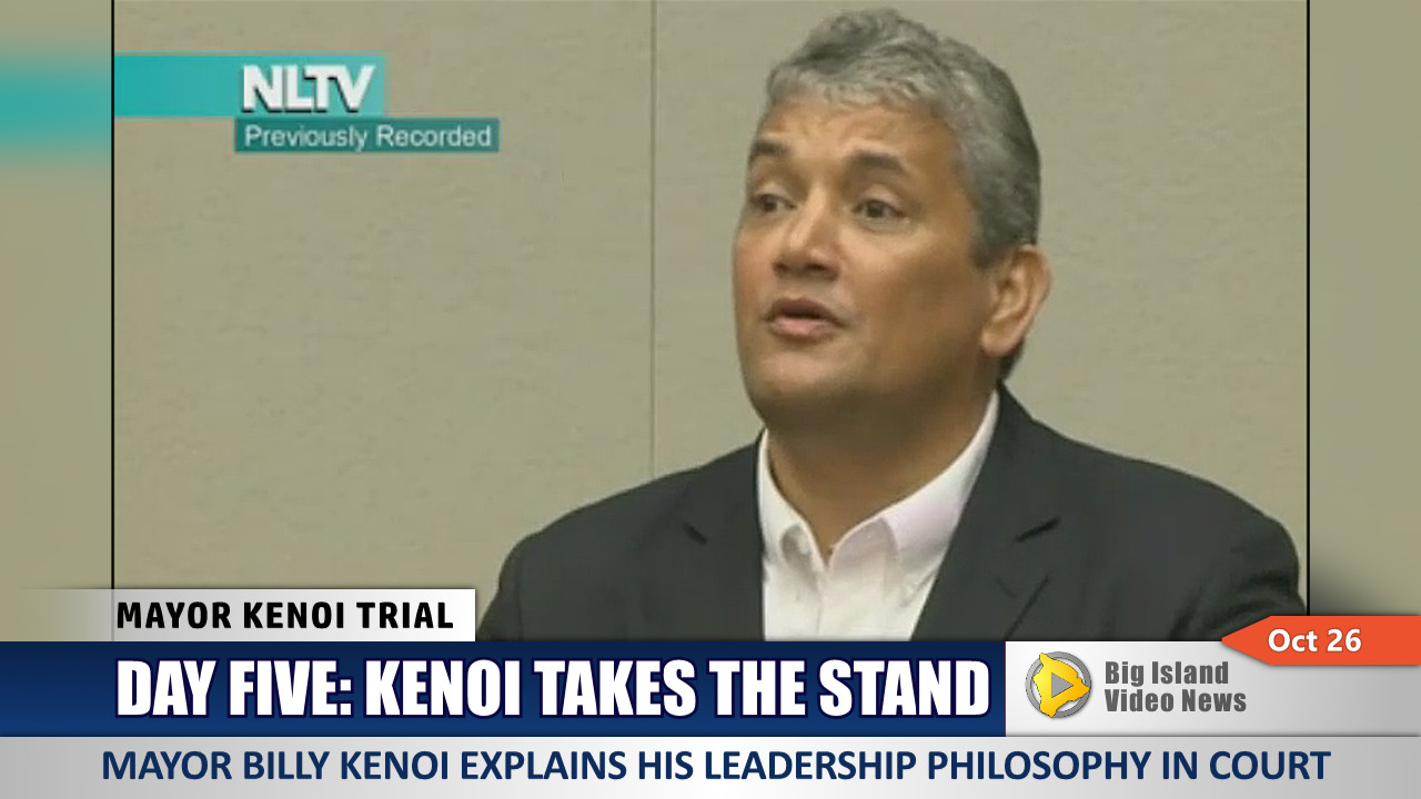 VIDEO: Day Five Of Mayor Kenoi Trial