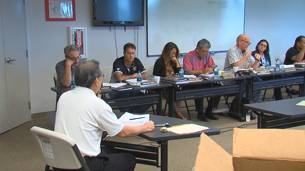 Windward Planning Commission meeting in Hilo on Nov. 3, 2016.