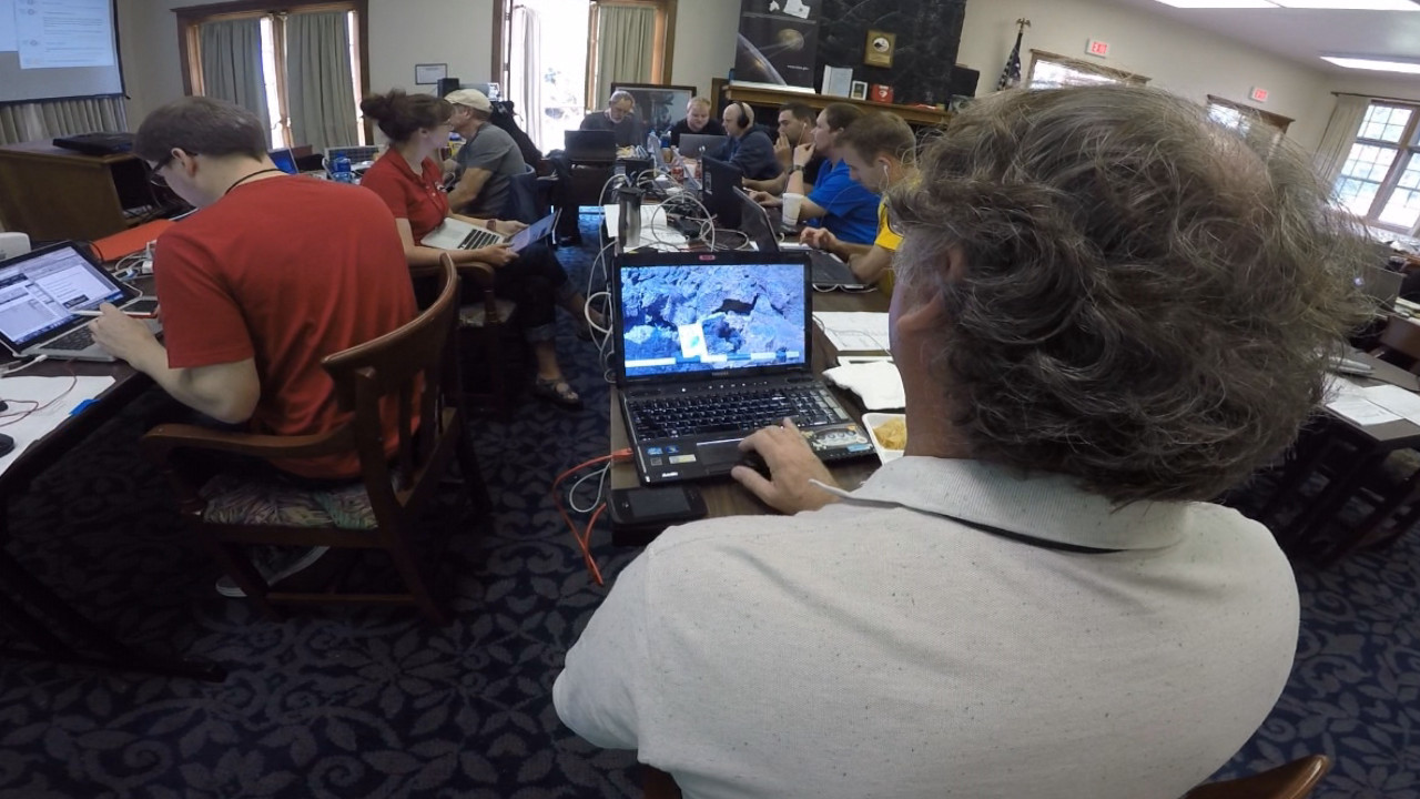 The mission control simulation at Kilauea Military Camp.