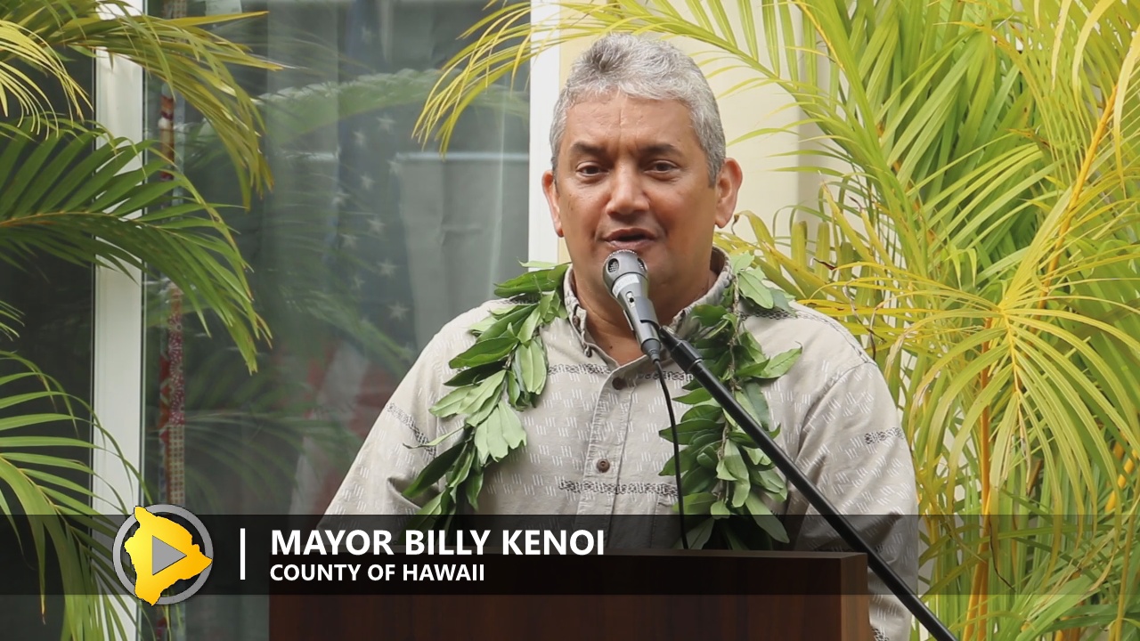 Mayor Billy Kenoi on Nov. 29, 2016