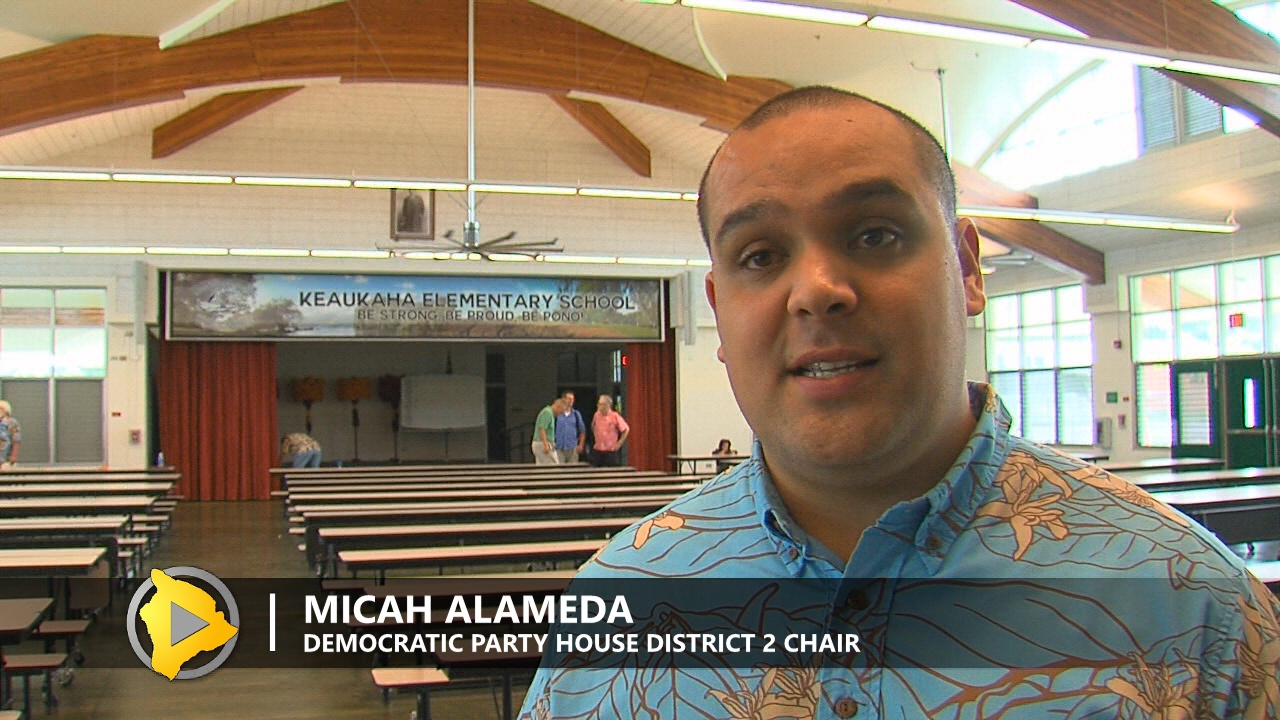 Micah Alameda, House District 2 Chair for the Democratic Party