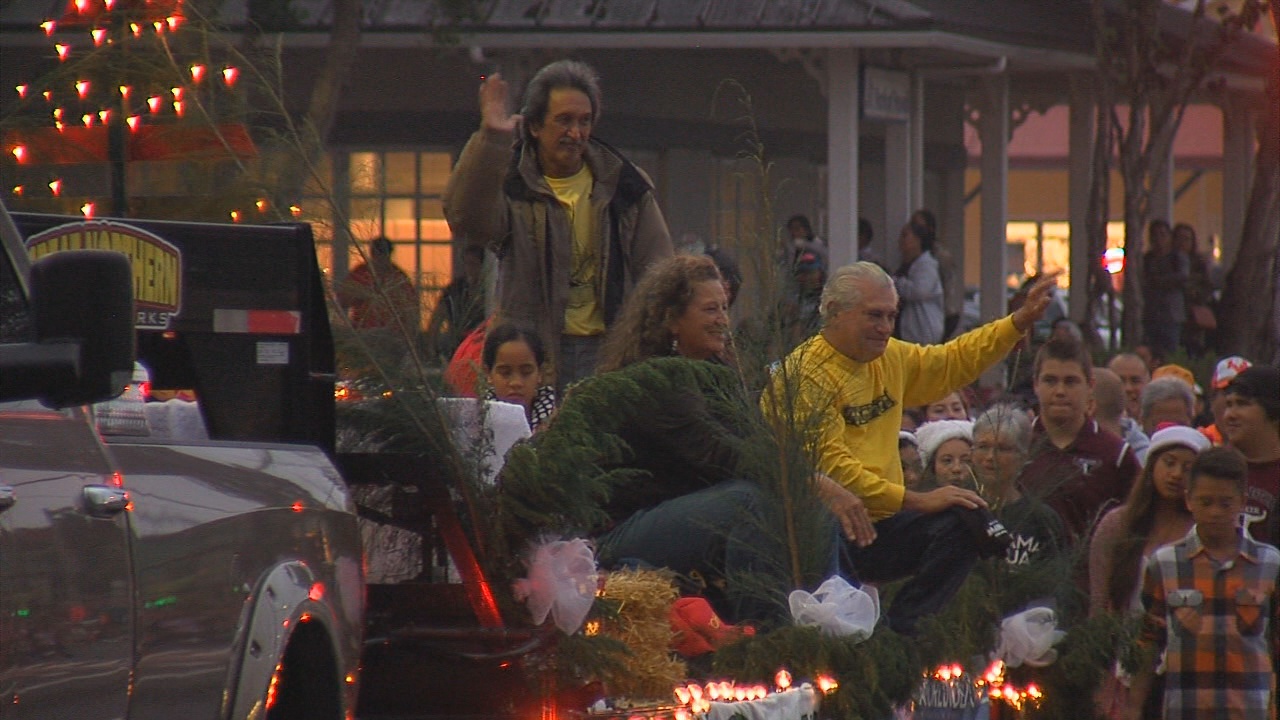 Grand Marshall, PWO Navigator Milton “Shorty” Bertlemann of Waimea. 