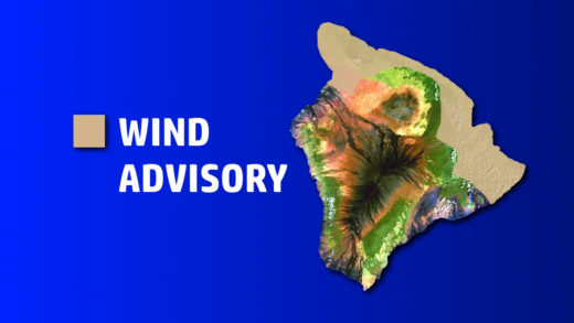 Wind Advisory Issued For Parts Of Hawaii Island
