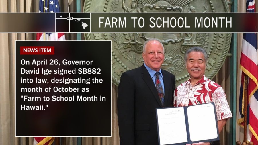VIDEO: Farm to School Month Bill Signed