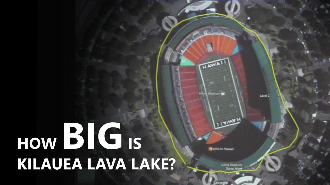 Kilauea Volcano Summit Lava Lake Continues To Grow