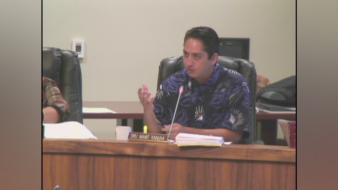 VIDEO Water Supply Faces Council On Kona Issues