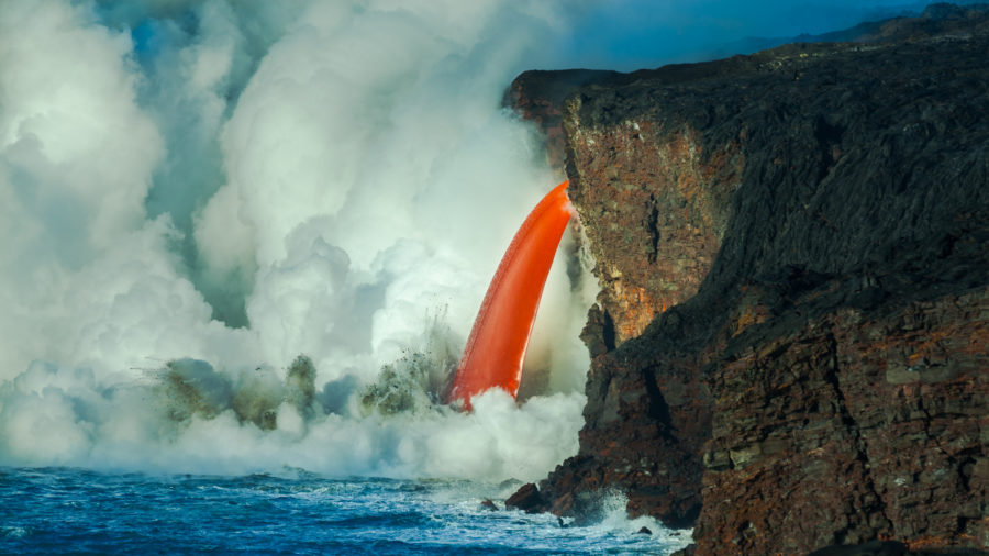 Lava Ocean Entry Boating Rules Extended By Coast Guard