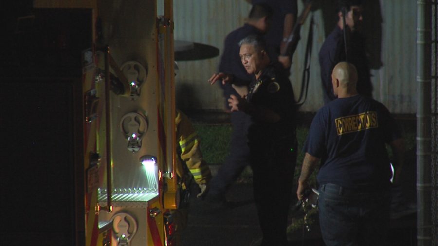 VIDEO: Fire At Old Hilo Jail, One Man Arrested