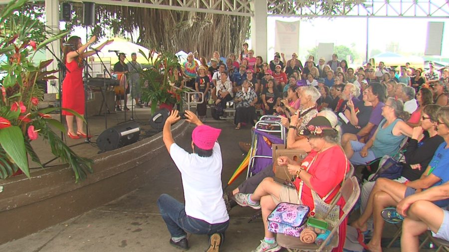 VIDEO: Hilo Women’s March Marks One Year Of Resistance