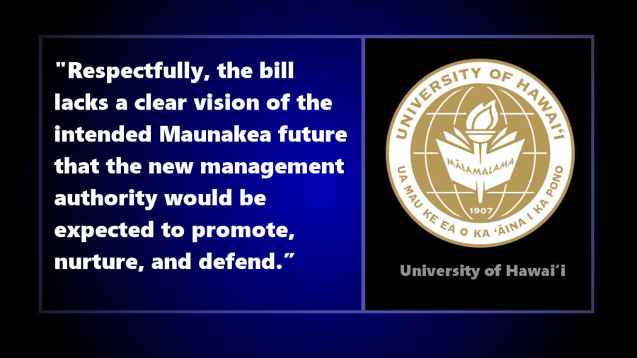University Of Hawaii Testifies To Keep Mauna Kea Management