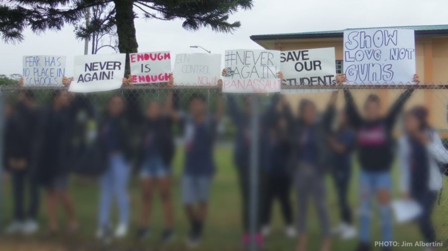 VIDEO: Hawaii Students Walkout, Gabbard Pushes “STOP” School Violence Act