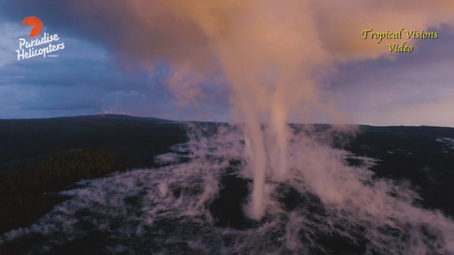 VIDEO: Vortices Spout Over Hawaii Volcano Lava Flow Field