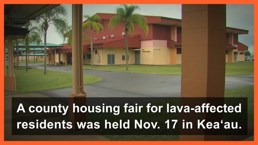 VIDEO: Housing Fair Assists Lava-Affected Residents