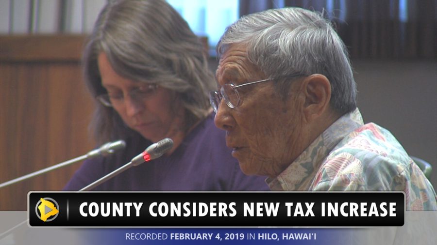VIDEO: Hawaii County Considers Another Tax Increase