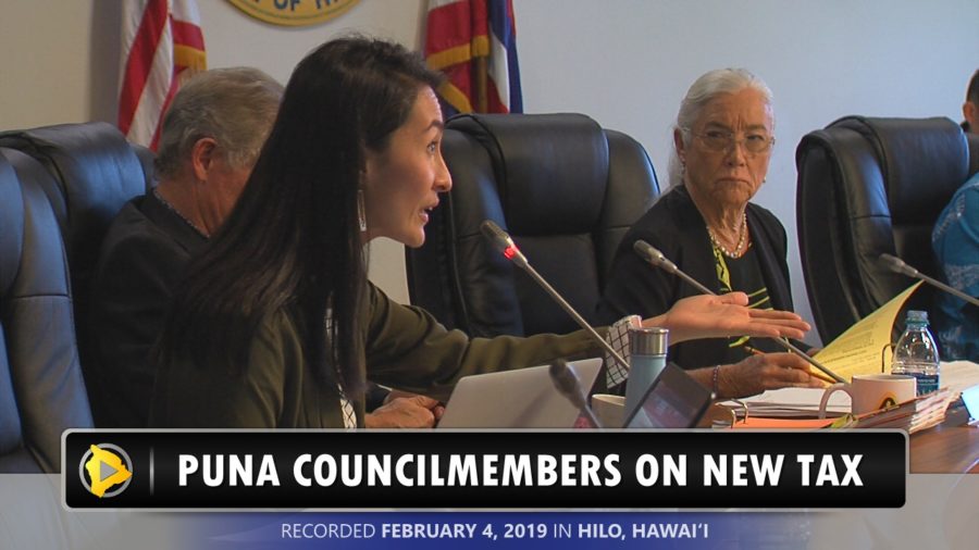 VIDEO: Puna Councilmembers Question Benefit Of Tax Increase