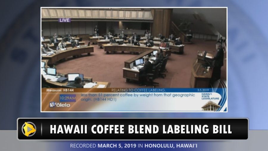 VIDEO: Hawaii Coffee Blend Labeling Bill Passes House