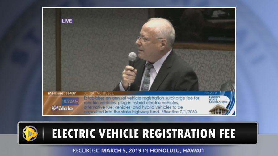 VIDEO: Sen. Ruderman Opposes Electric Vehicle Surcharge