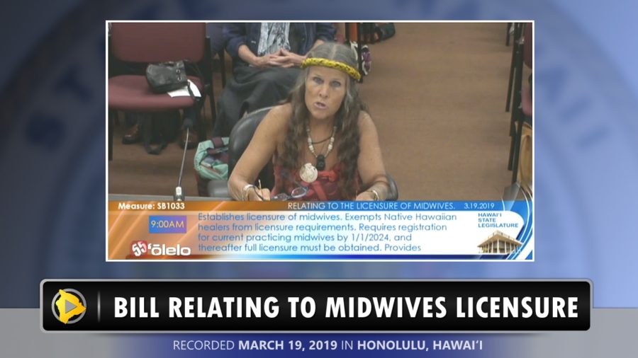 VIDEO: Hawaii Island Midwife Testifies Against Licensure Bill