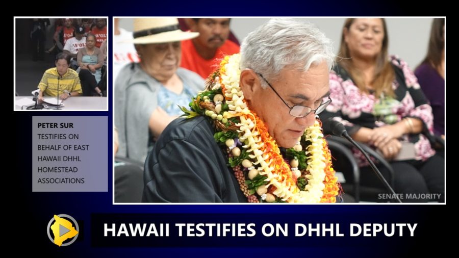 VIDEO: Hawaii Island Speaks On DHHL Nominee Aila