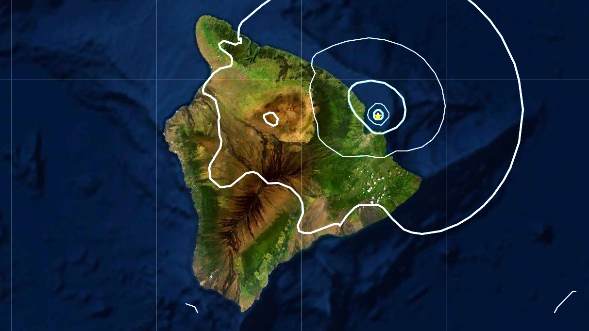 4 5 Earthquake Rattles East Hawaii Monday Morning