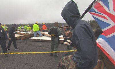 VIDEO: Police Dismantle Structure Near Puʻuhuluhulu – Reaction