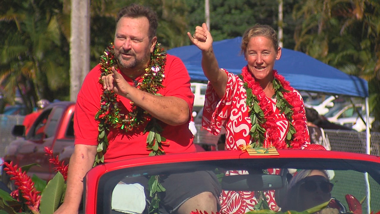 VIDEO 26th Annual Holiday Parade Held In Pahoa