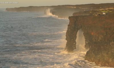 VIDEO: Update On Unstable Holei Sea Arch In Hawaii Volcanoes National Park