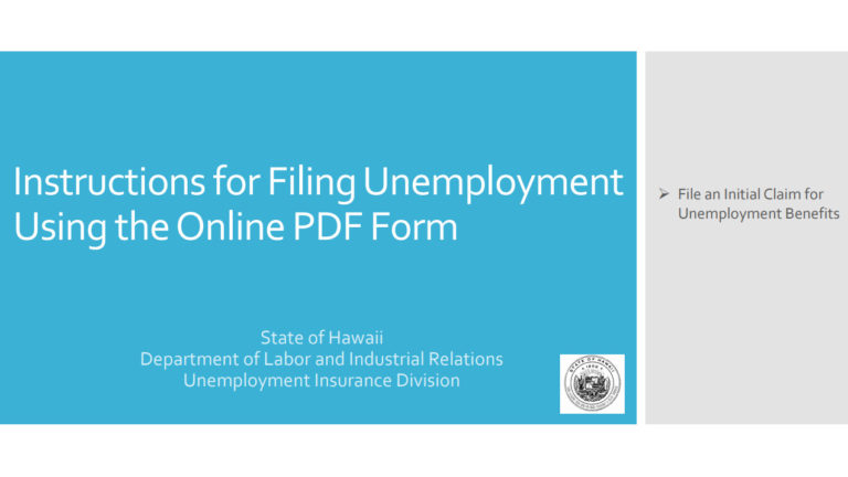 Hawaii Unemployment Filings At 237,048