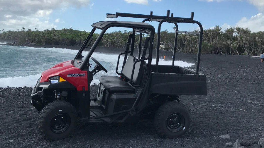 Rescue Vehicle, Equipment Stolen From Pohoiki