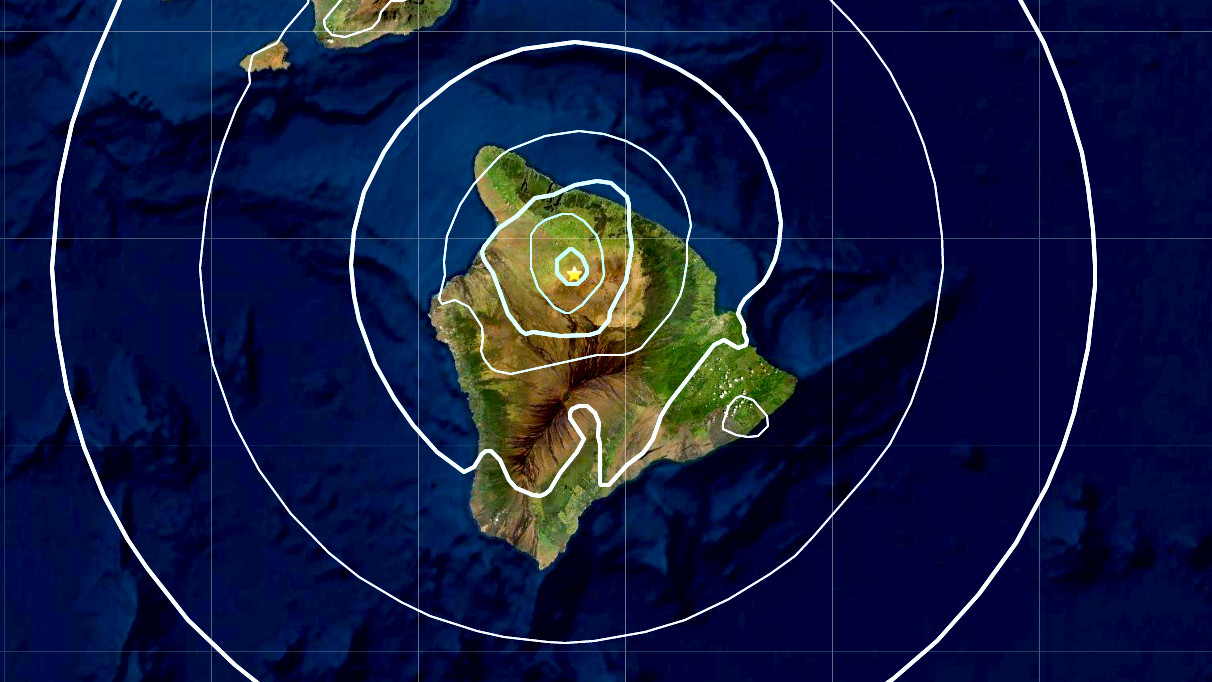 Hawaii earthquake kona