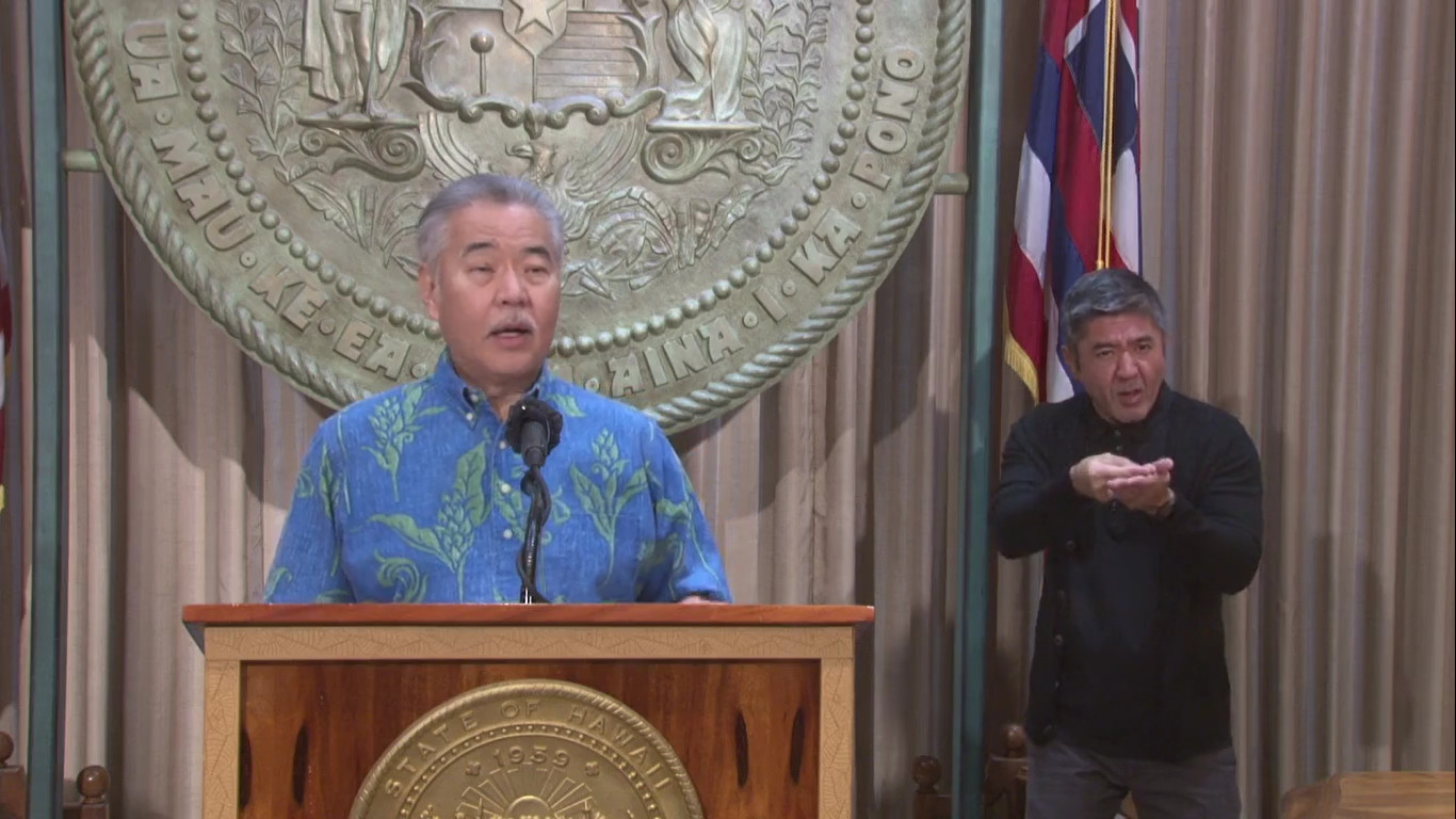 VIDEO Governor Ige Updates Hawaii Financial Future