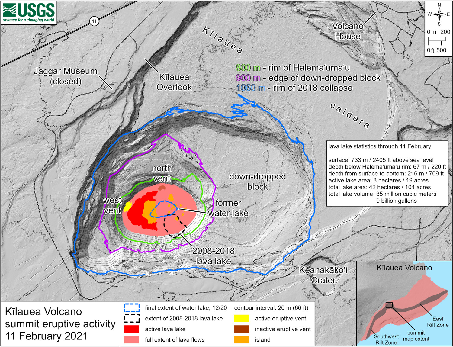 Kilauea Eruption Update for Saturday, Feb. 13