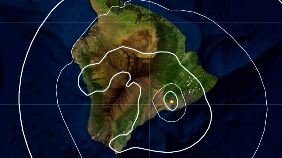 Magnitude 4.1 Earthquake Beneath Kilauea Volcano