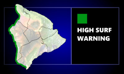High Surf Warning Extended For West Hawaiʻi