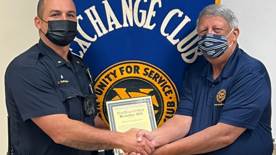 Puna Officer Honored For Arrest Of Wanted Car Theft Fugitive