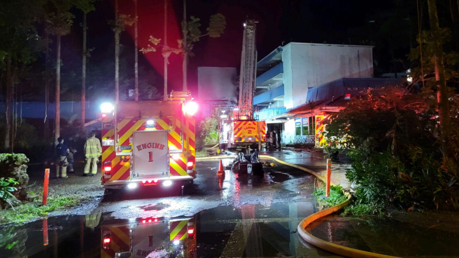Fire Reported At Former Uncle Billy’s Hotel In Hilo