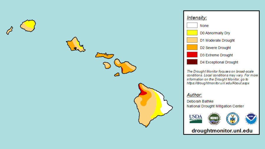 Hawaiʻi County Declared Disaster Area Due To Drought